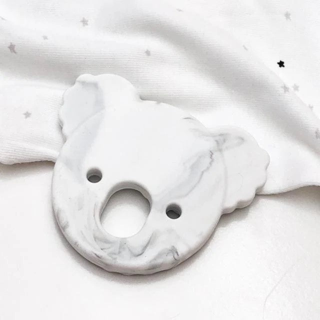 Koala Silicone Teething Disc (Available in 4 Colours)