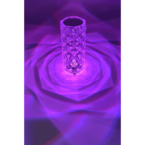 LED Crystal Diamond Rose 10 Colors Night Light
