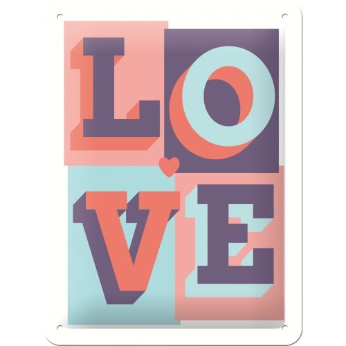 LOVE - Small Sign Board 15 x 20cm