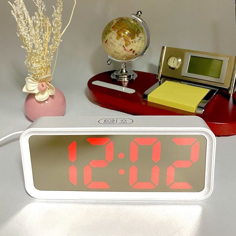 Large Screen LED Table Clock - Available in 3 Colors