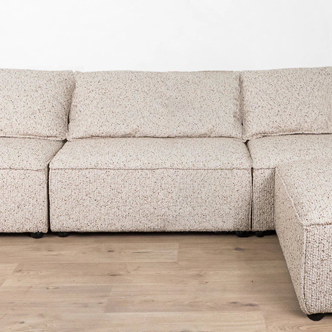 Layla Middle Piece Seat Modular Sofa - White