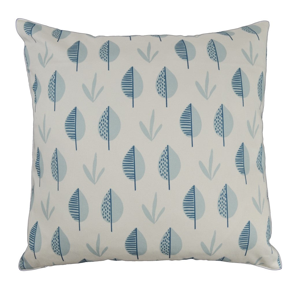 Leaf Style Cushion With Recycled Fill 45 X 45cms