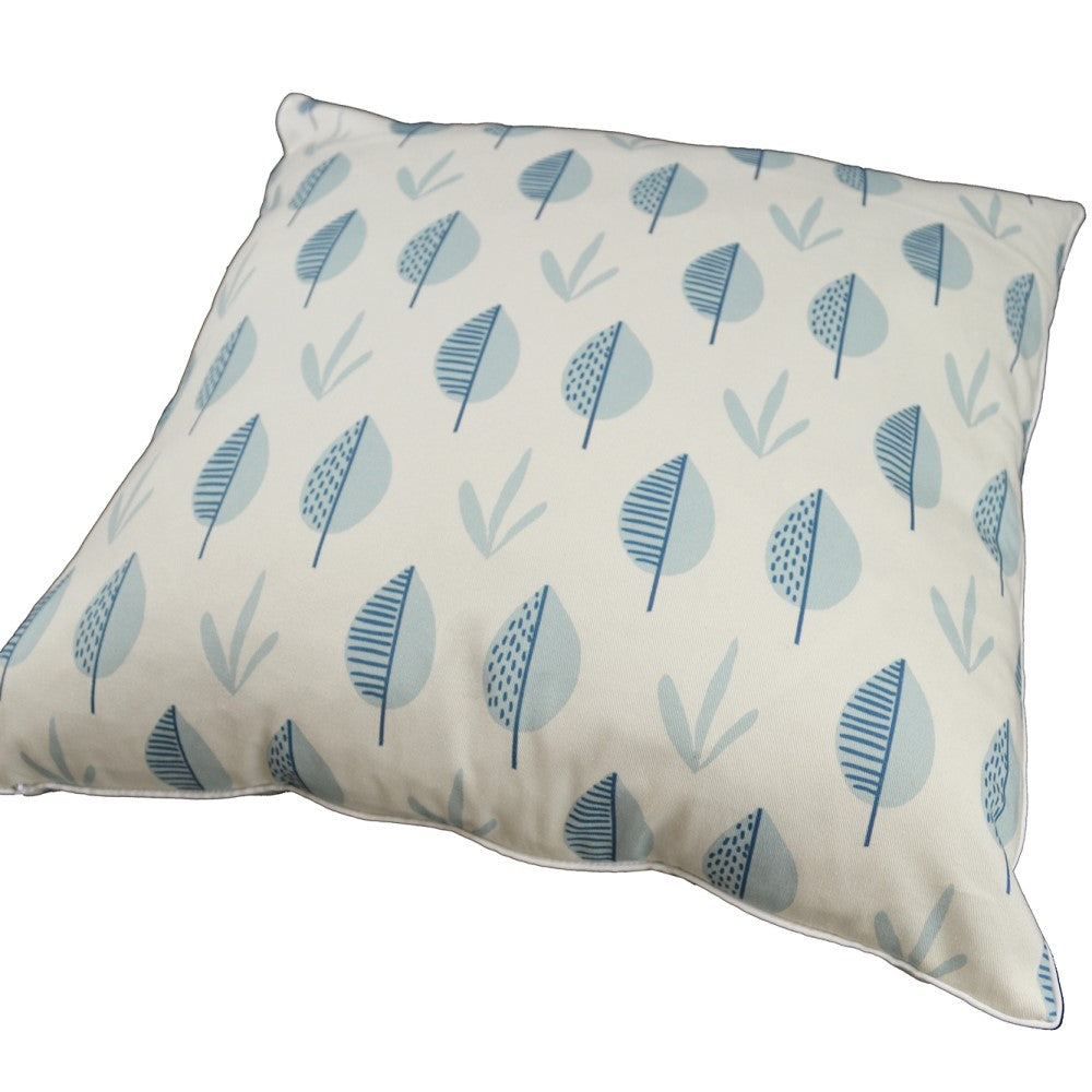 Leaf Style Cushion With Recycled Fill 45 X 45cms