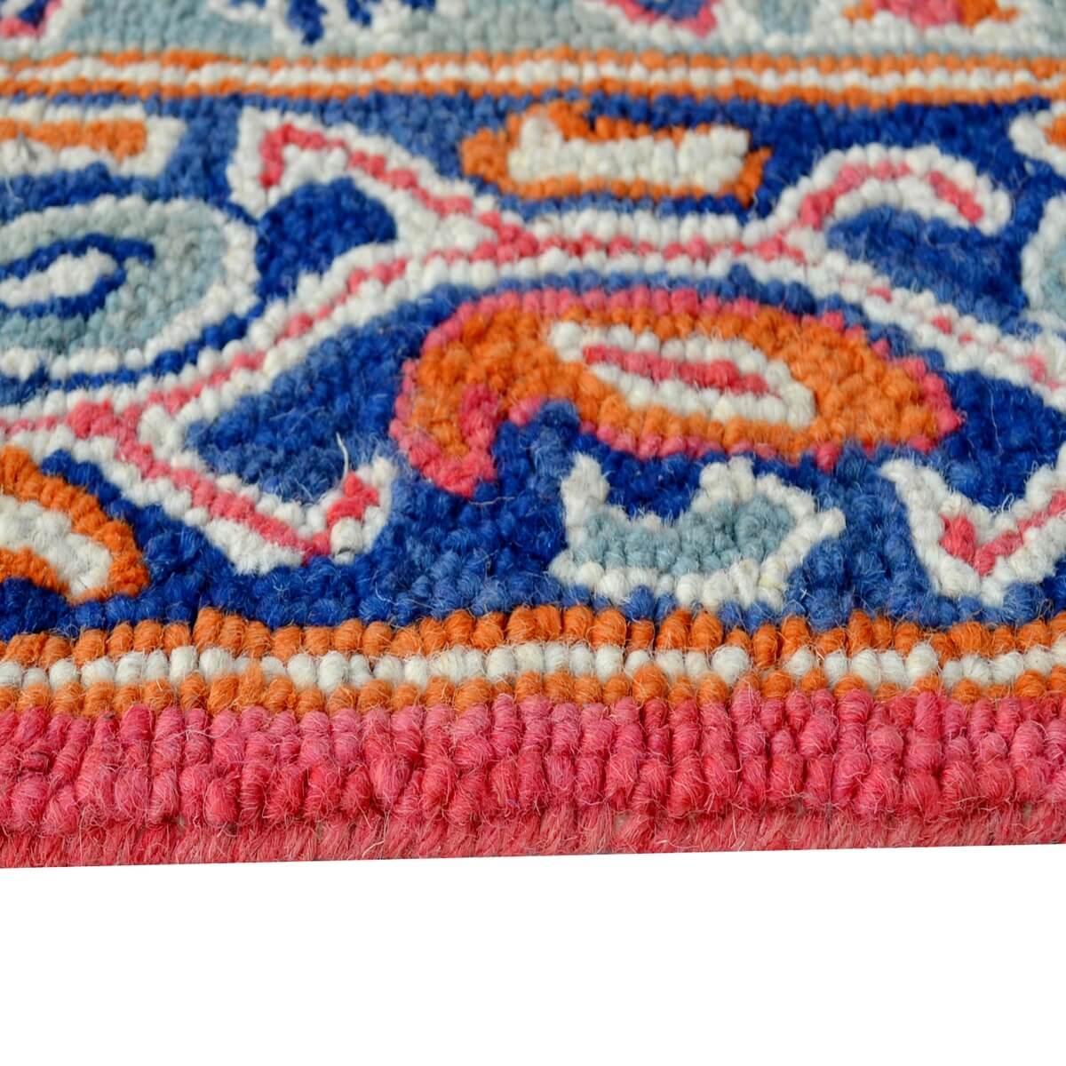 Leland Handmade Woolen Rug - Light Pink - Floor Runner