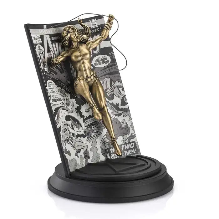 Limited Edition Black Widow Avengers Volume 1 Pewter Figurine - Gold