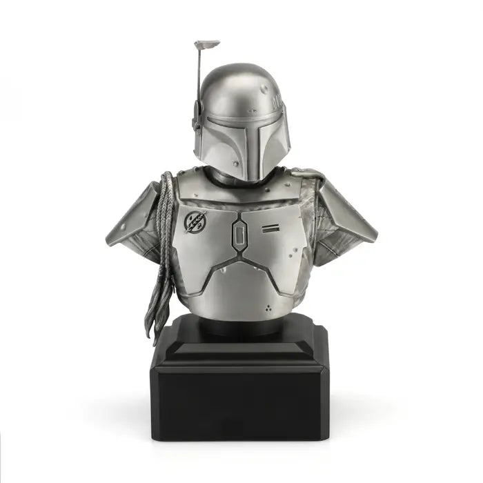 Limited Edition Pewter Boba Fett Pewter Bust - Silver