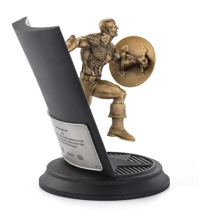 Limited Edition Captain America The Avengers Pewter Figurine - Gold