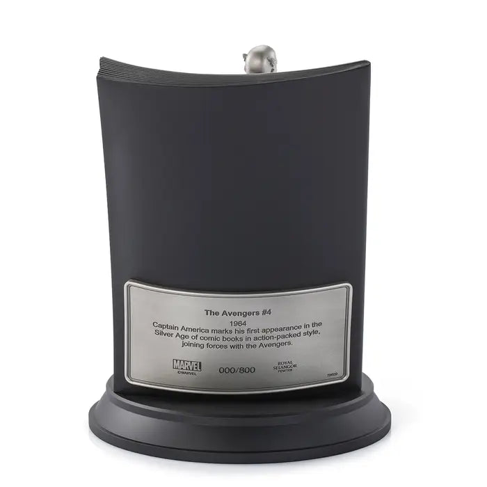 Limited Edition Captain America The Avengers Pewter Figurine - Silver