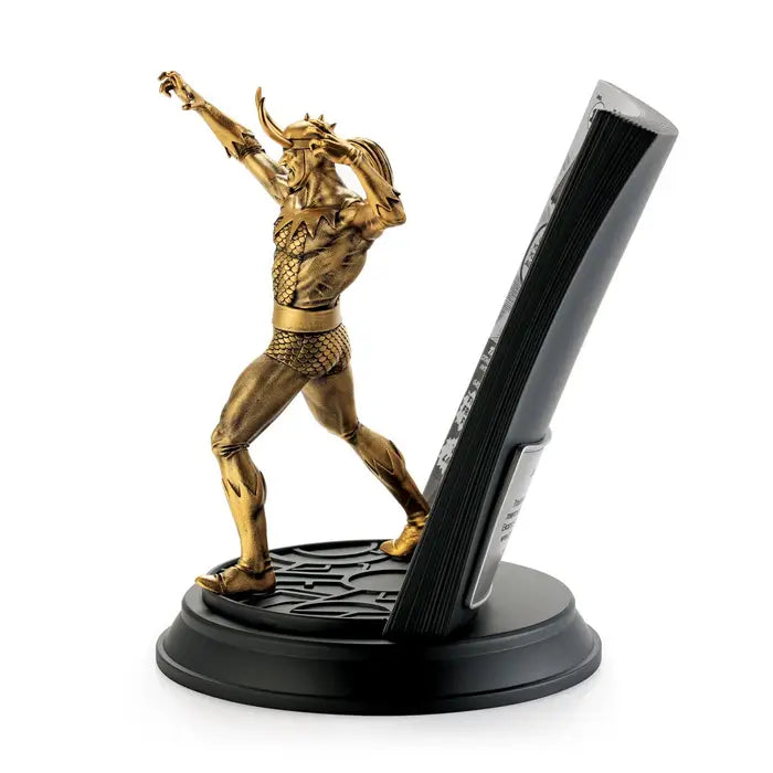 Limited Edition Gilt Loki Journey into Mystery Pewter Figurine - Gold