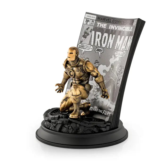 Limited Edition Gilt The Invincible Iron Man Pewter Figurine - Gold