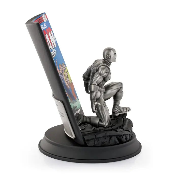 Limited Edition Gilt The Invincible Iron Man Pewter Figurine - Silver