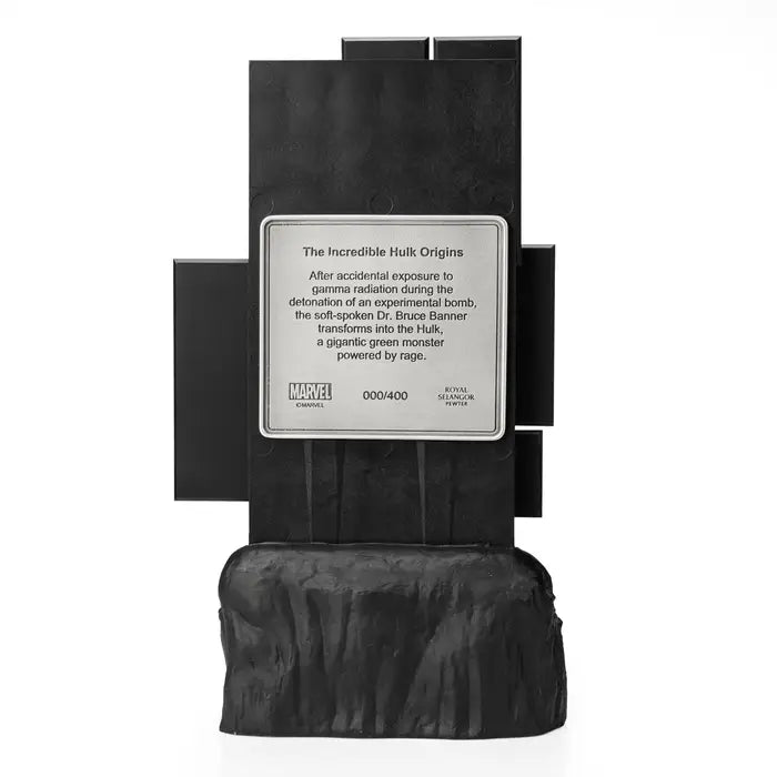 Limited Edition Incredible Hulk Origins Pewter Figurine - Gold