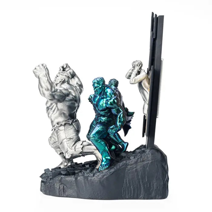 Limited Edition Incredible Hulk Origins Pewter Figurine - Silver