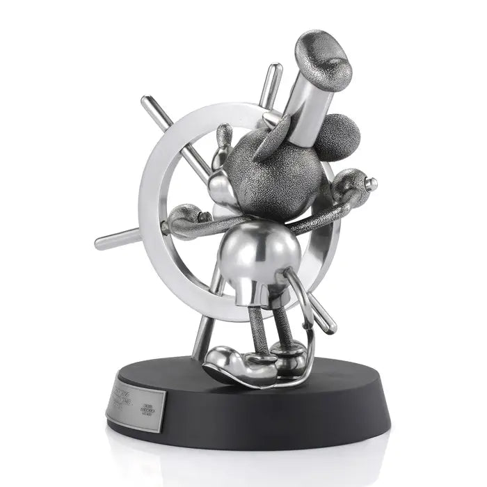 Limited Edition Mickey Mouse Steamboat Willie Pewter Figurine