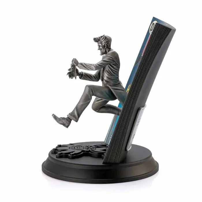 Limited Edition Silver Gilt Joker Pewter Figurine - Silver