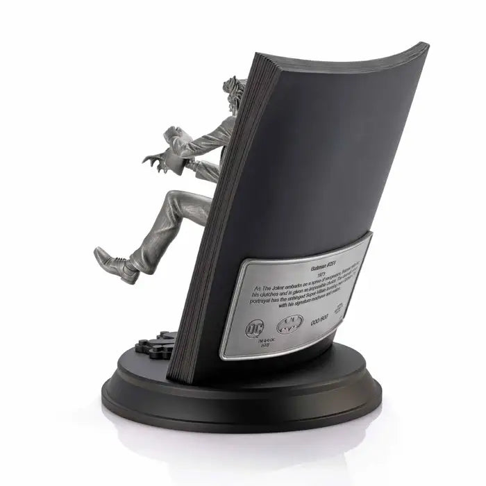 Limited Edition Silver Gilt Joker Pewter Figurine - Silver