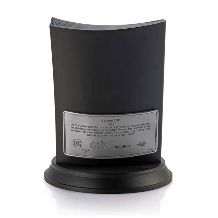 Limited Edition Silver Gilt Joker Pewter Figurine - Silver