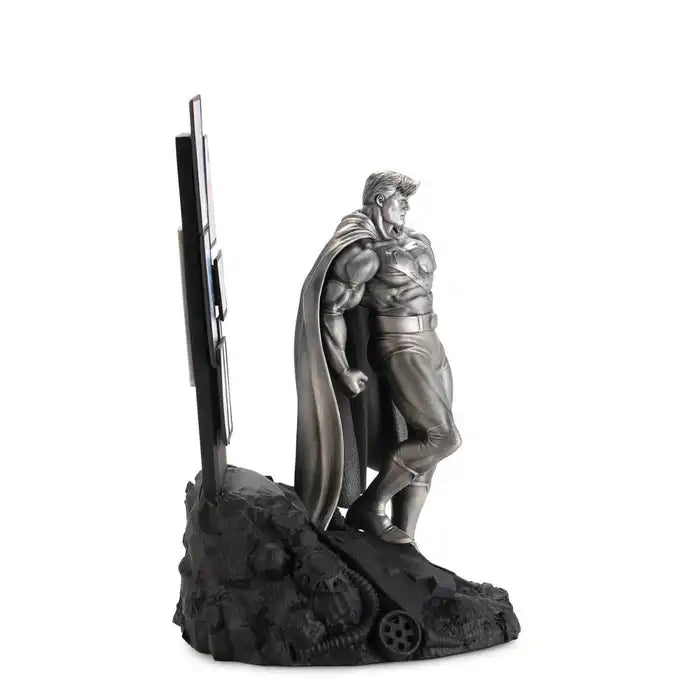 Limited Edition Silver Gilt Superman Pewter Figurine - The Dark Knight Returns
