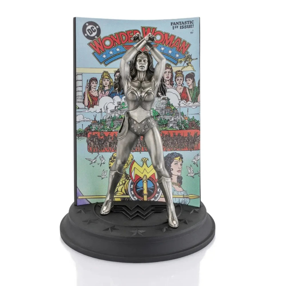 Limited Edition Wonder Woman Pewter Figurine - Silver
