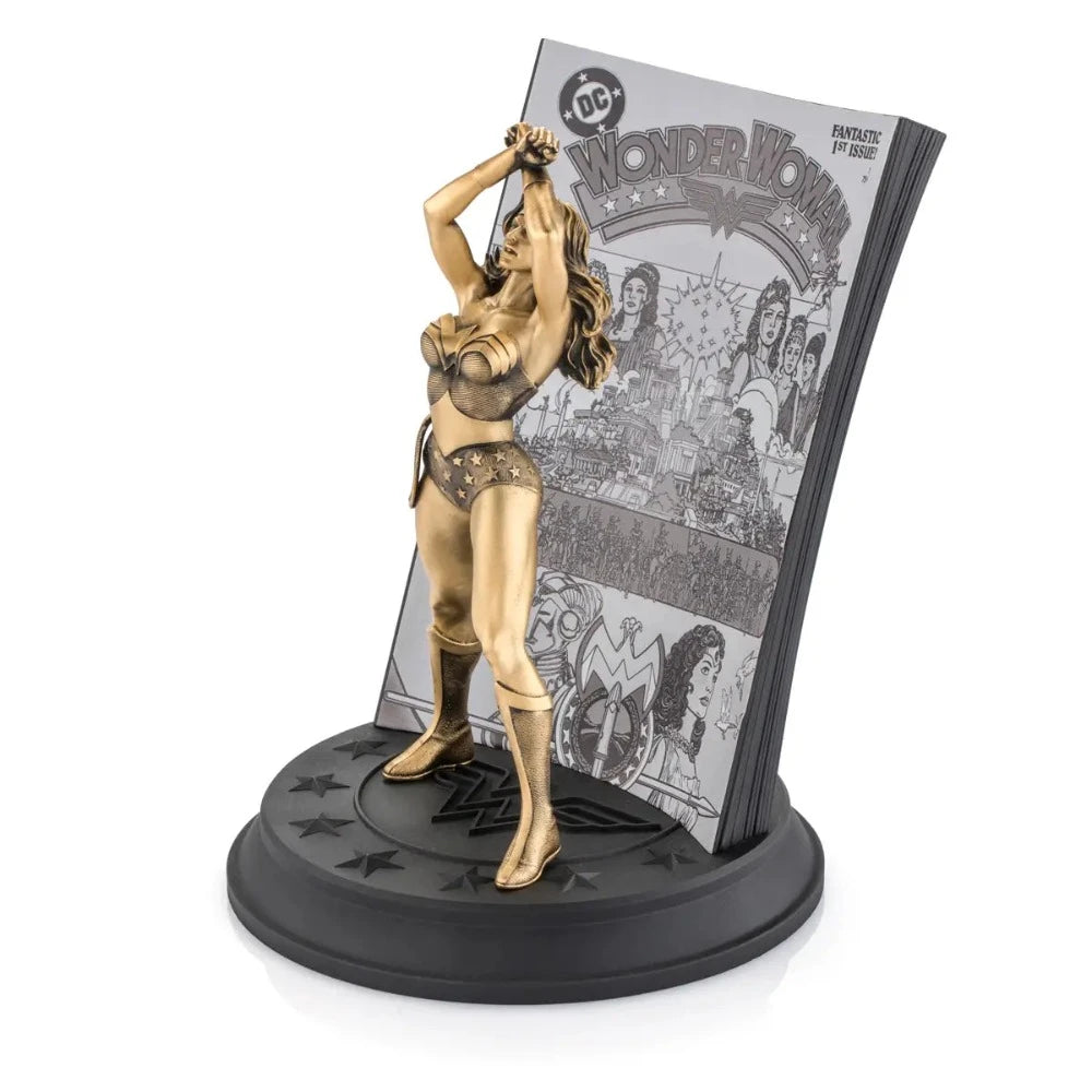 Limited Edition Wonder Woman Pewter Figurine - Gold