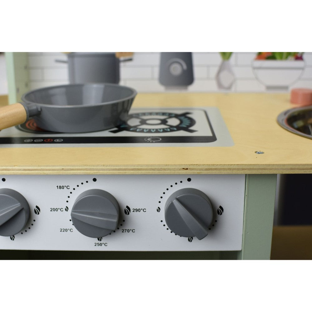 Little Joy Wooden Play Mini Kitchen - 10 Pcs