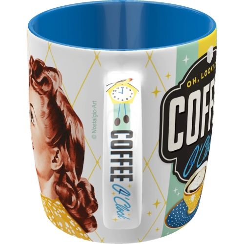 "Look It's Coffee O'Clock" Ceramic Coffee Mug
