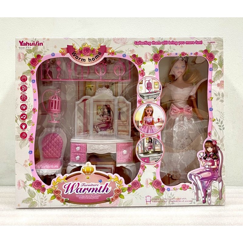 Lovely Princess With LED Light On With Music - Available in 3 Colors