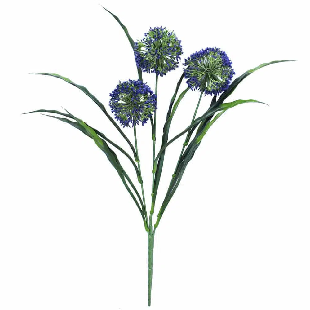 Lush Flowering Purple Hydrangea Stem 35cms
