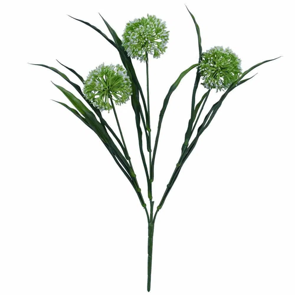 Lush UV Resistant White Hydrangea Stem 35cms