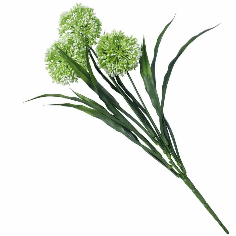 Lush UV Resistant White Hydrangea Stem 35cms