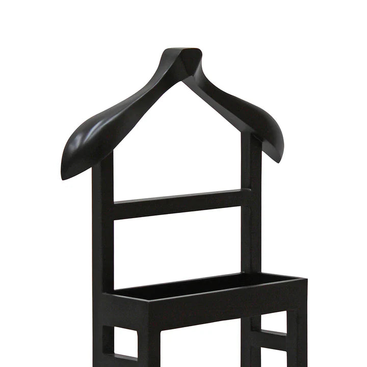 Luxe Parisian Morgan Valet Stand - Black