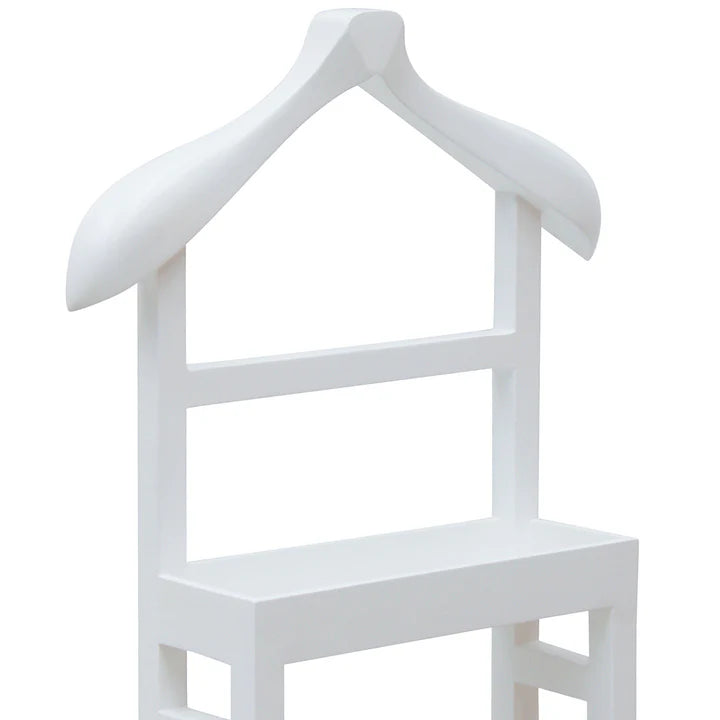 Luxe Parisian Morgan Valet Stand - White