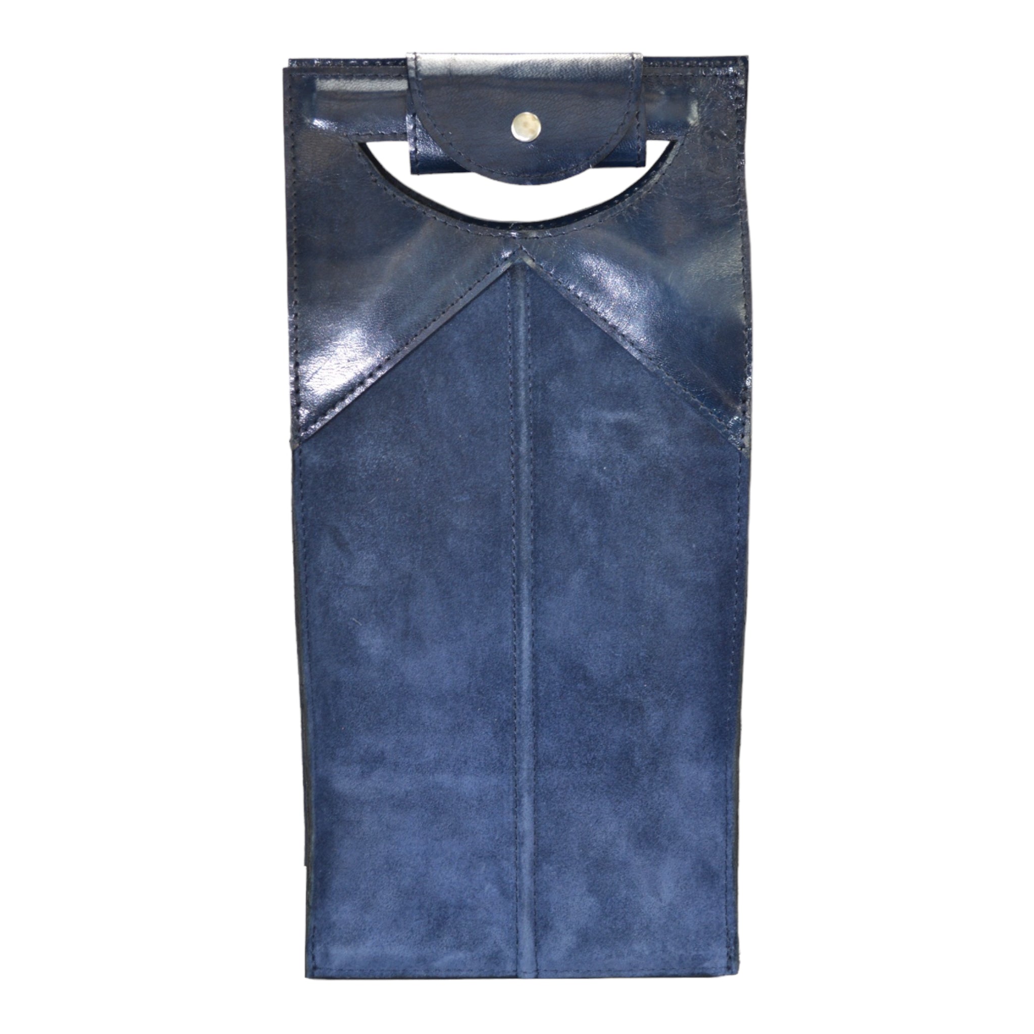 Luxe Leather SUEDE Double Wine Carrier (6 Colors To Choose)