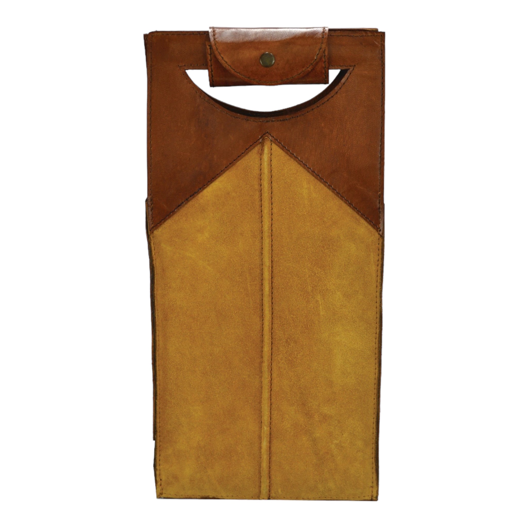 Luxe Leather SUEDE Double Wine Carrier (6 Colors To Choose)