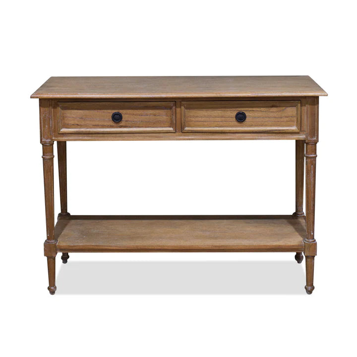 Luxurious Marseille Console Table - Weathered oak