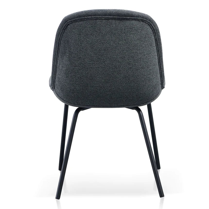 Luxury Comfort Dining Chair - Charcoal Grey (Set of 2)