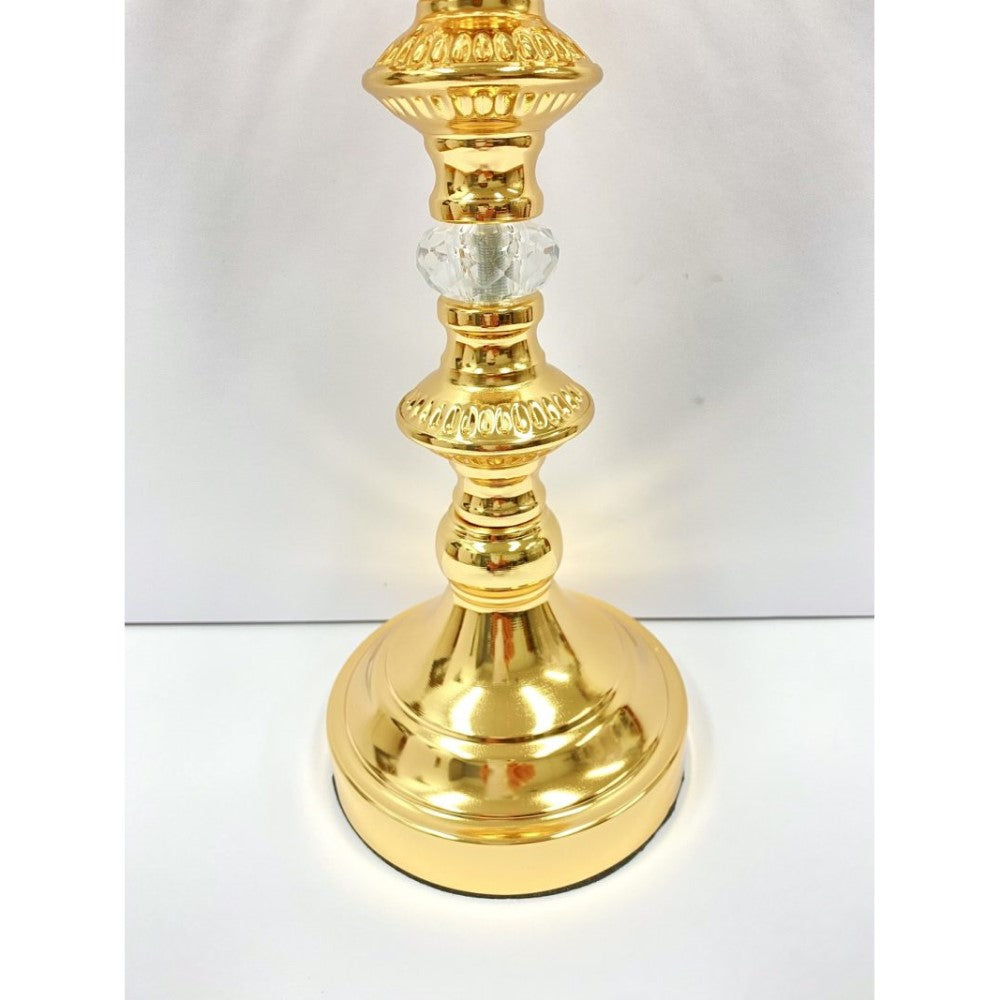 Luxury Crystal Gold Candlestick