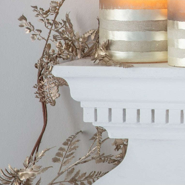 Artificial Morgan Leaf Garland Champagne Gold