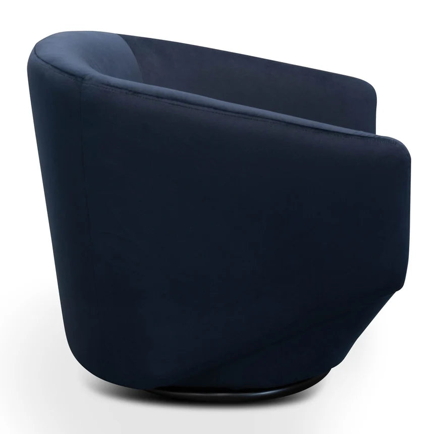 Luxury and Style Lounge Chair - Navy Velvet