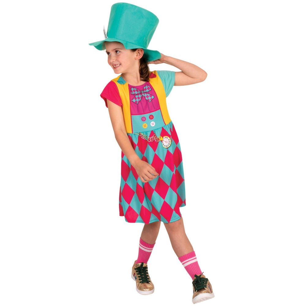 Mad Hatter Classic Child Girl's Costumes