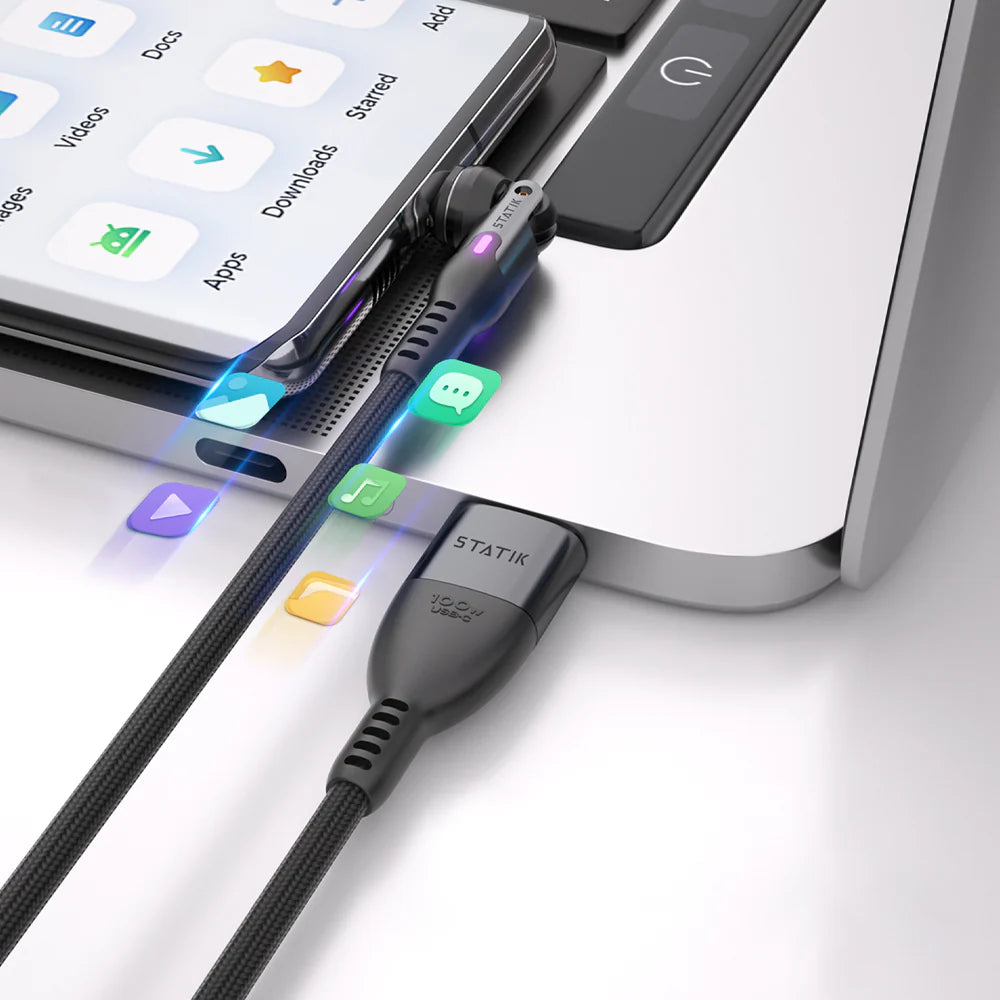 Magnetic KeySmart Statik Pro Cable 1mtr - Pack of 2