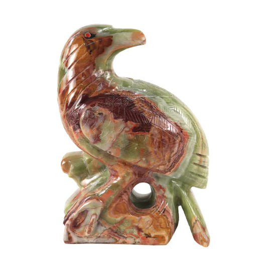 Majestic Green Marble Eagle
