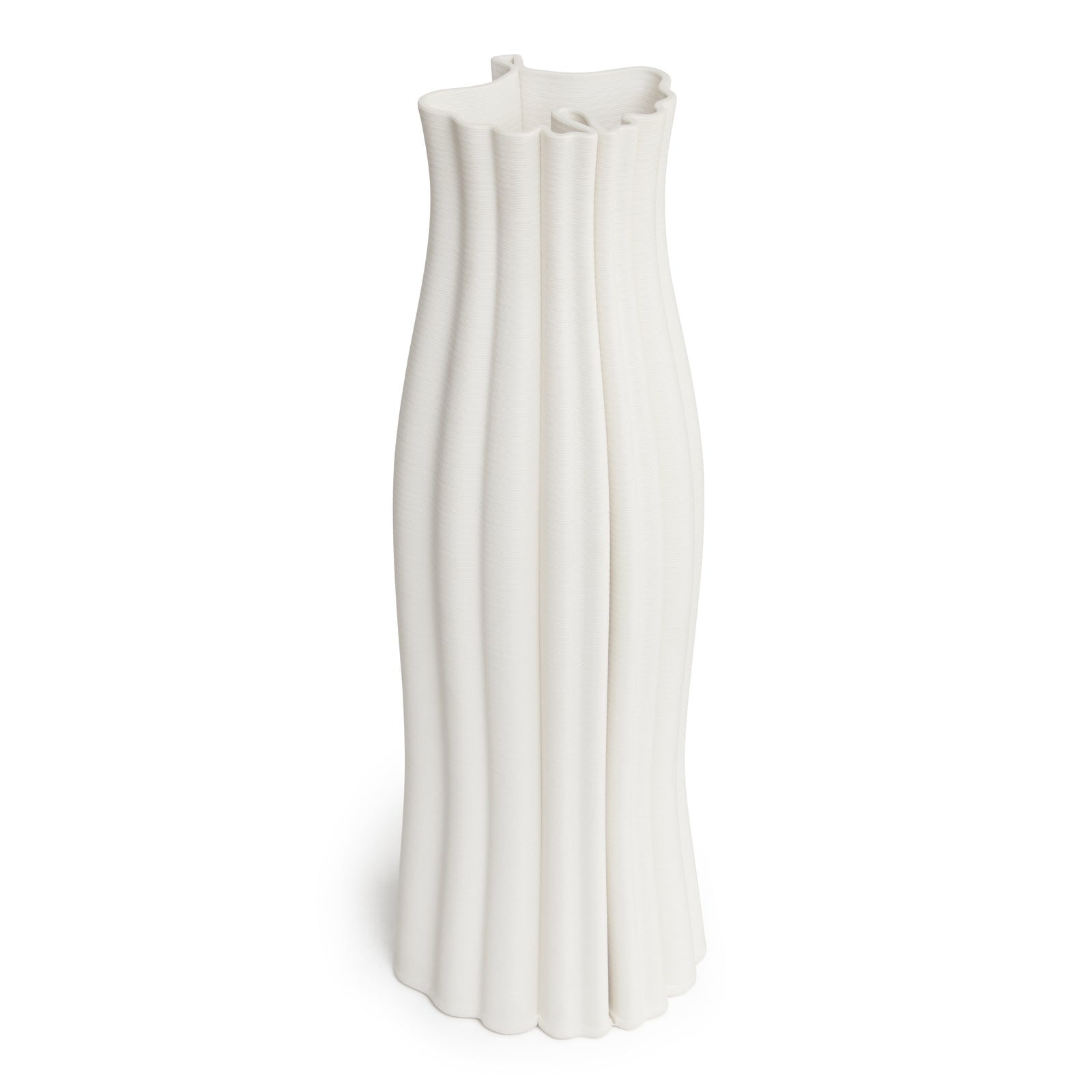 Majestic Snowfall Ceramic Vase - White (Available in 2 sizes)