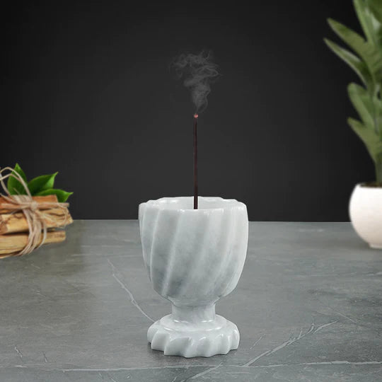 Marble Cup Incense Holder