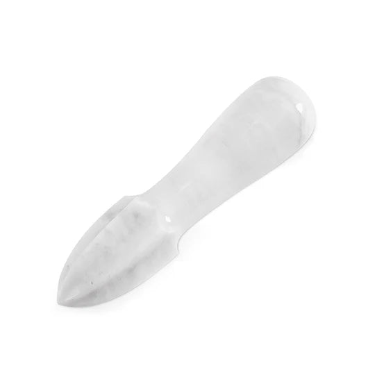Marble Handmade Citrus Reamer - White
