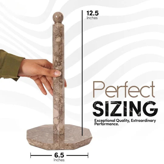 Marble Star Paper Towel Holder - Grey
