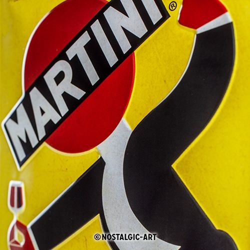 Martini - Vermouth Waiter Yellow - Small Sign Board 15 x 20cm