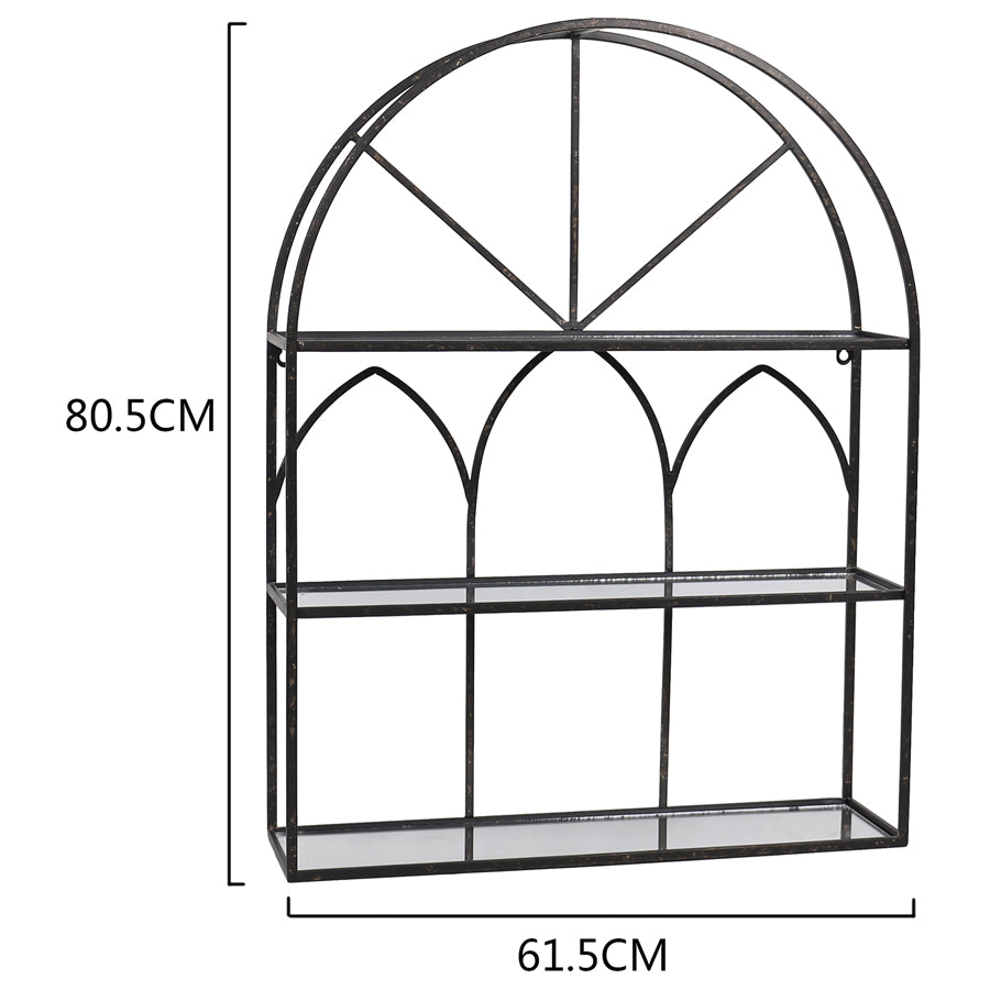 Medieval Marvel Arch Wall Shelf 47cms