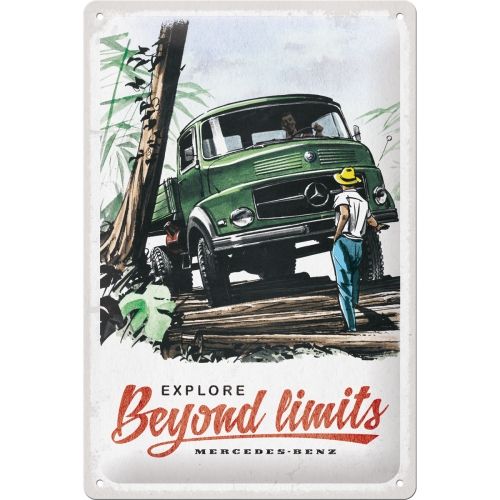 Mercedes Daimler Truck - Beyond Limits - Sign Board 20 x 30cm