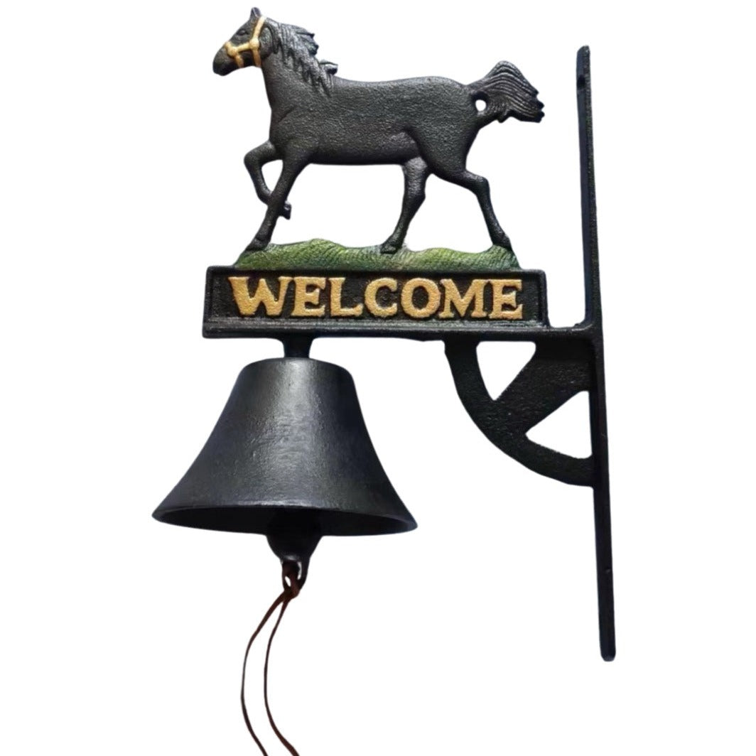 Metal Horse Designed Doorbell - Large